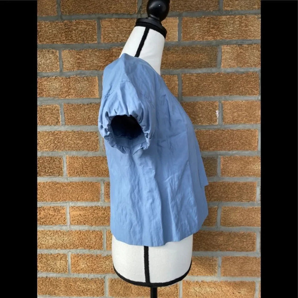 Emanuel Ungaro light pastel blue blouse size 4 - Picture 7 of 11
